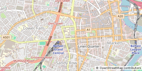 Map of Belfast