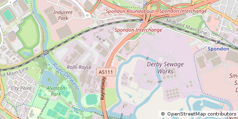Map of Derby