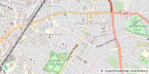 Map of Leicester