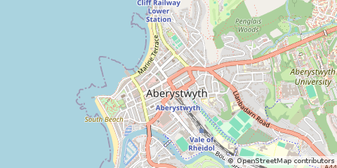 Map of Aberystwyth