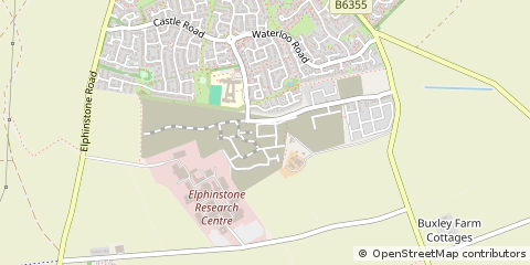 Map of Tranent, East Lothian