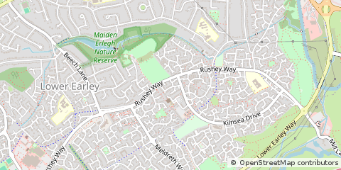 Map of Reading, Berkshire