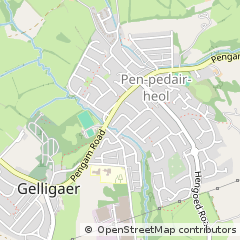 Map of Hengoed