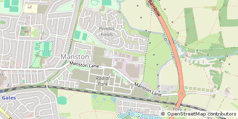 Map of Leeds