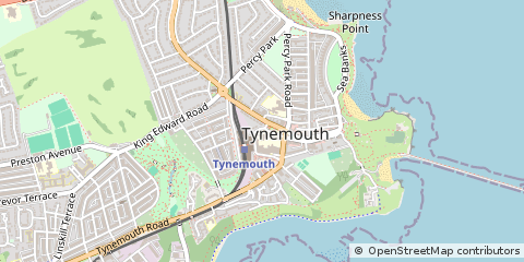 Map of North Shields