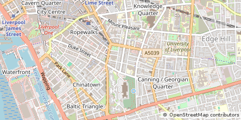 Map of Liverpool