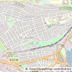 Map of Plymouth, Devon