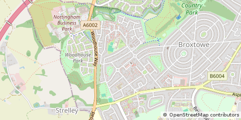 Map of Nottingham