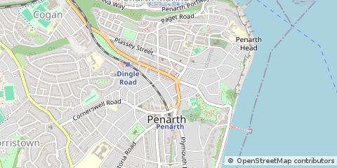 Map of Penarth
