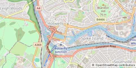 Map of Bristol, Avon