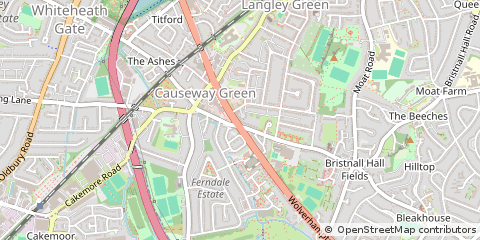 Map of Oldbury, West Midlands