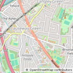 Map of Oldbury, West Midlands