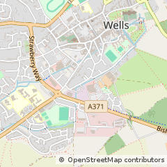 Map of Wells, Somerset
