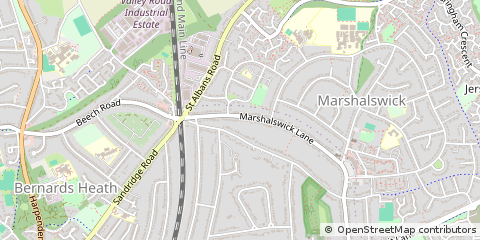 Map of ST. Albans