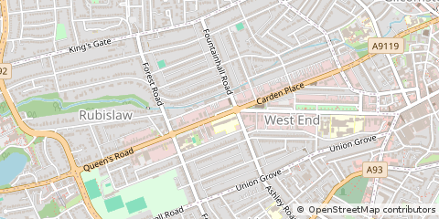 Map of Aberdeen