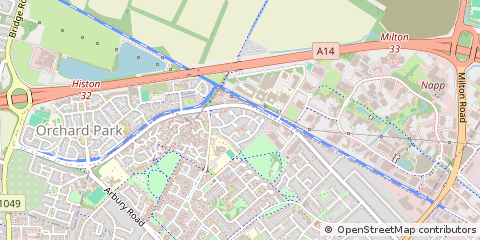 Map of Cambridge, Middlesex
