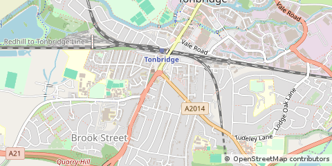 Map of Tonbridge