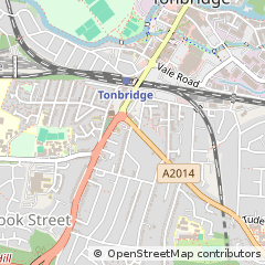 Map of Tonbridge