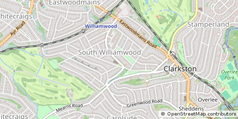 Map of Glasgow