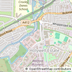 Map of Watford, Hertfordshire
