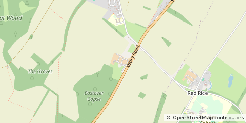 Map of Andover, Hampshire