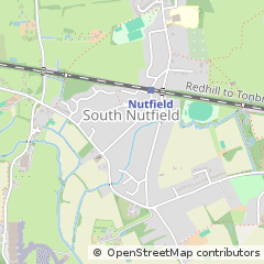 Map of Redhill, Surrey