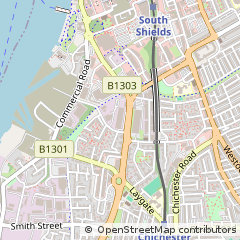 Map of South Shields