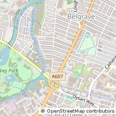Map of Leicester