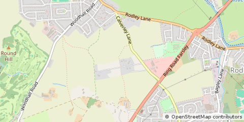 Map of Pudsey, West Yorkshire