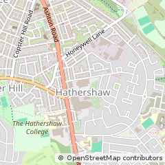 Map of Oldham, Greater Manchester