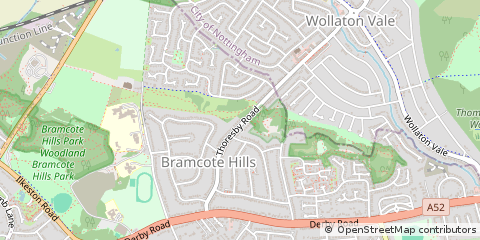 Map of Nottingham