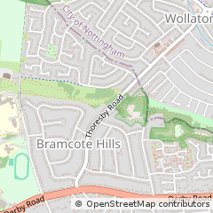 Map of Nottingham