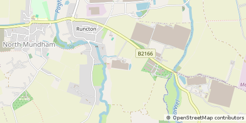 Map of Chichester, West Sussex