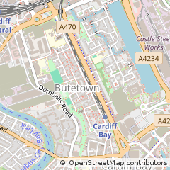 Map of Cardiff