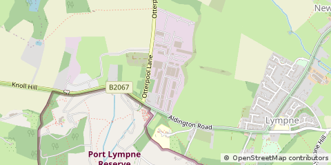 Map of Hythe, Kent