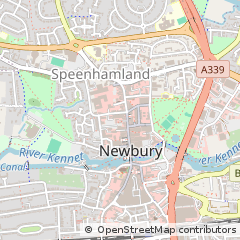 Map of Newbury, Berkshire