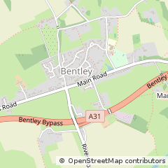 Map of Farnham, Surrey