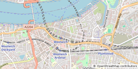 Map of Royal Arsenal, London