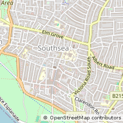 Map of Southsea, Hampshire