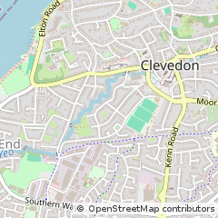 Map of Clevedon, North Somerset