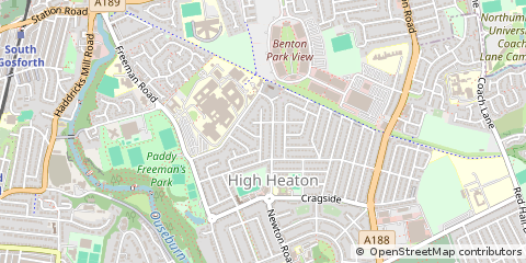 Map of Newcastle Upon Tyne