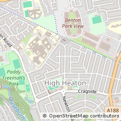 Map of Newcastle Upon Tyne