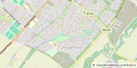 Map of Bonnyrigg