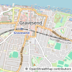 Map of Gravesend