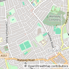 Map of Wallasey