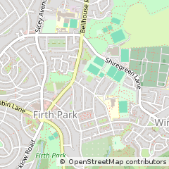 Map of Sheffield, South Yorkshire