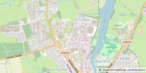 Map of Isle of Wight