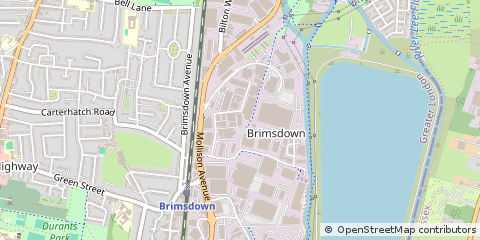 Map of Middlesex