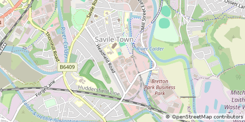 Map of Dewsbury