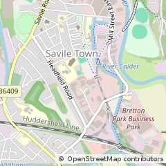 Map of Dewsbury